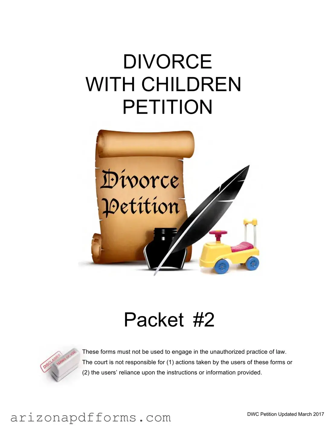 Blank Arizona Divorce Petition Template