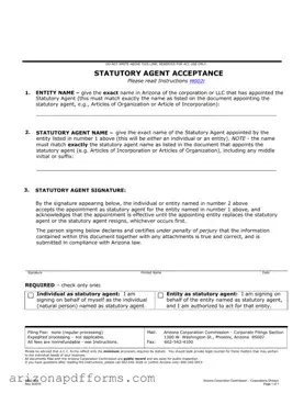 Blank Arizona Agent Template